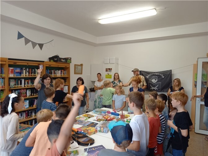 Die Bücherei St. Stephanus feierte den Abschluss des Lesesommers mit Spiel, Spaß und Pizza. Foto: privat