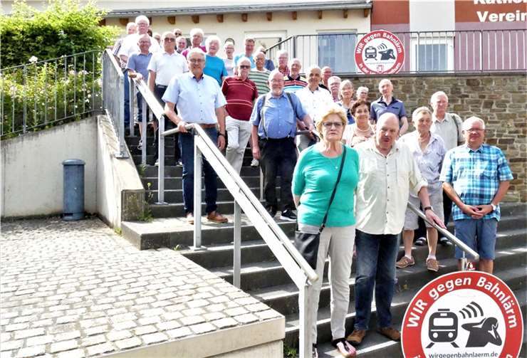 Die Bürgerinitiative „WIR gegen Bahnlärm in der VG Weißenthurm e.V.“. Foto: privat