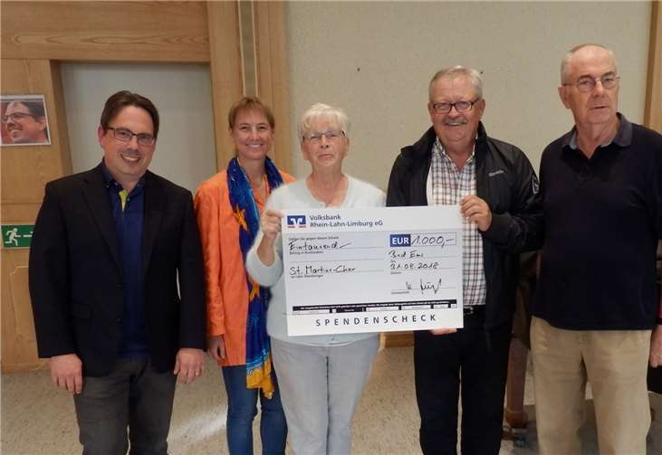 Die Bürgerstiftung Bad Ems möchte mit ihrer Spende vor allem die sehr professionelle Stimmbildung fördern. Bürgerstiftung Bad Ems