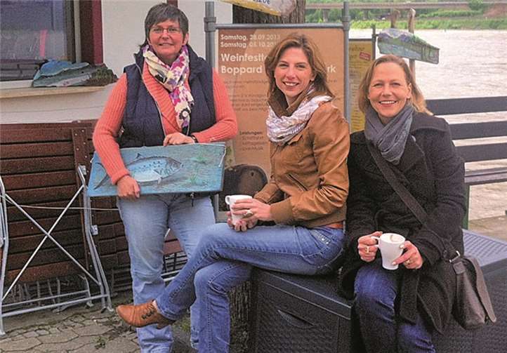 Die Bundestagsabgeordnete Sabine Bätzing-Lichtenthäler zu Besuch im „Treibgut“. privat