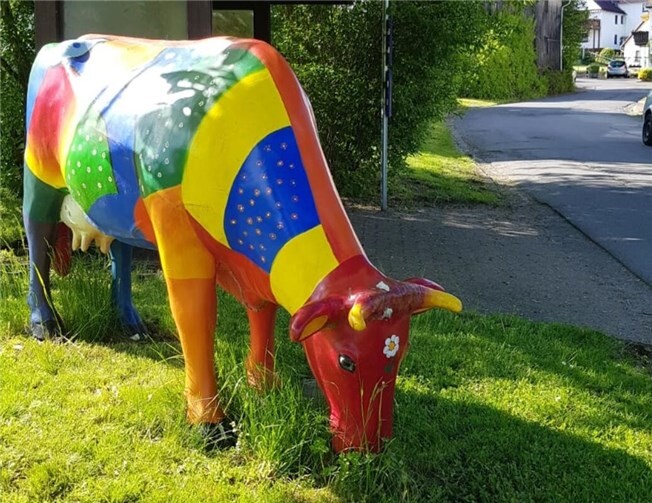 Die Bunte Kuh in Busenhausen. Foto: KH