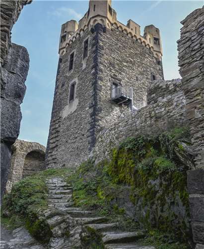 Die Burg Wernerseck. Foto: FördervereinBurg Wernerseck e.V.