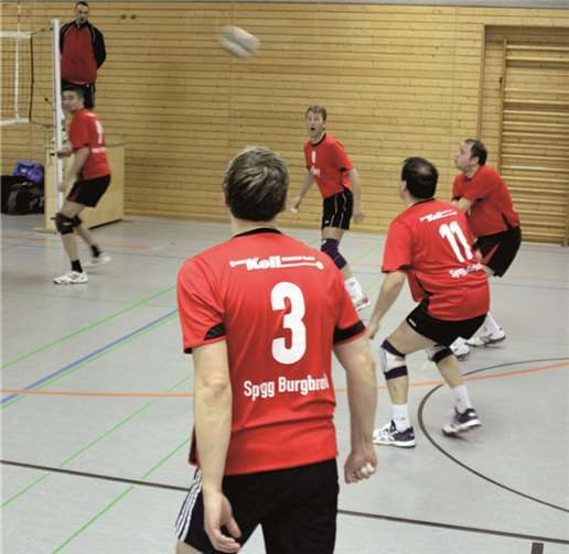 Die Burgbrohler Mannschaft machte ein gutes Spiel und gewann zurecht gegen Ehrenbreitstein. privat