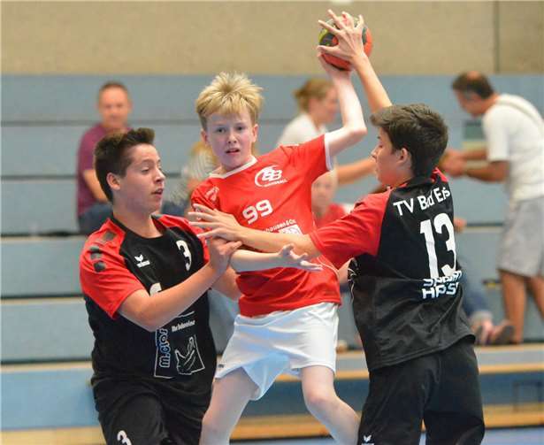 Die C-Jugend-Mannschaft lieferte sich ein spannendes Duell mit der JSG HunsrückFoto: TS Bendorf