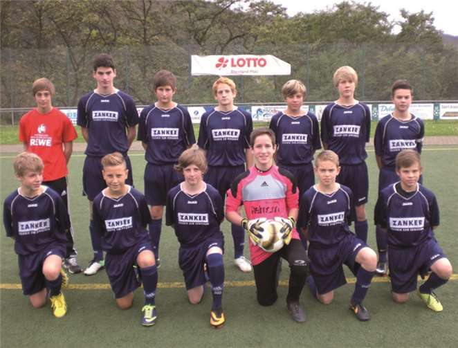 Die C-Jugend der JSG Oppenhausen/Buchholz/Löf/Lehmen/Oberfell/Niederfell/Nörtershausen tat sich schwer zum Auftakt der Rückrunde. privat