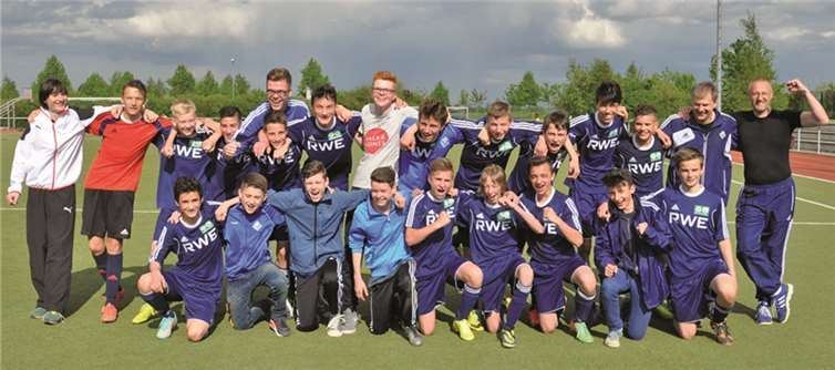 Die C-Junioren des 1. FC Rheinbach sicherten sich den Titel.privat