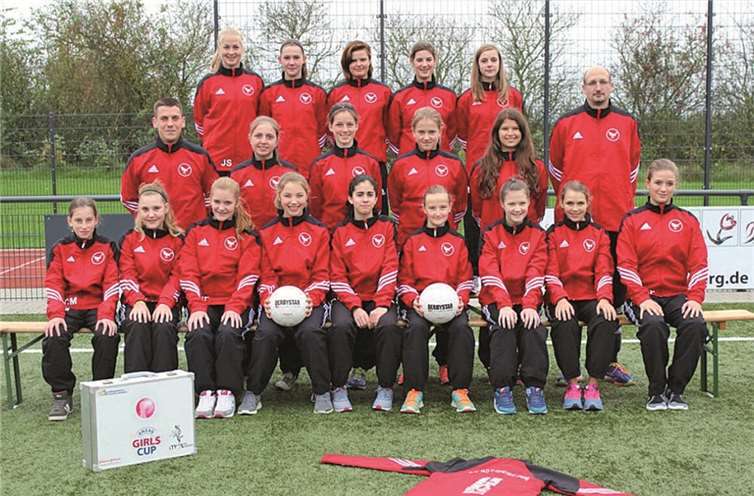Die C-Juniorinnen des SV Rot-Weiß Merl ziehen ins Halbfinale des Verbandspokals ein.privat