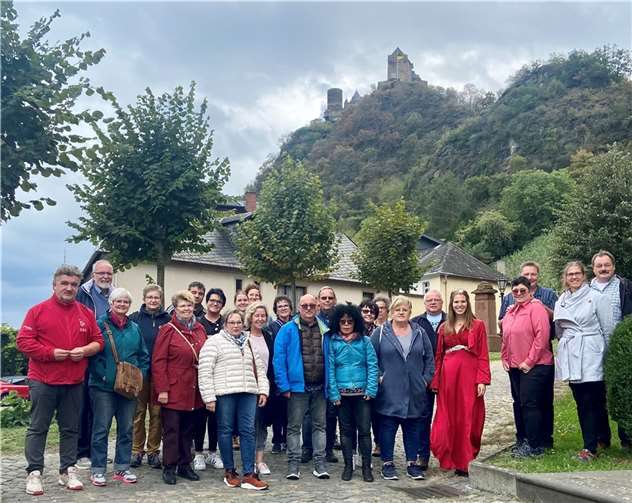 Die CCOler vor Burg Rheinfels. Quelle: CCO