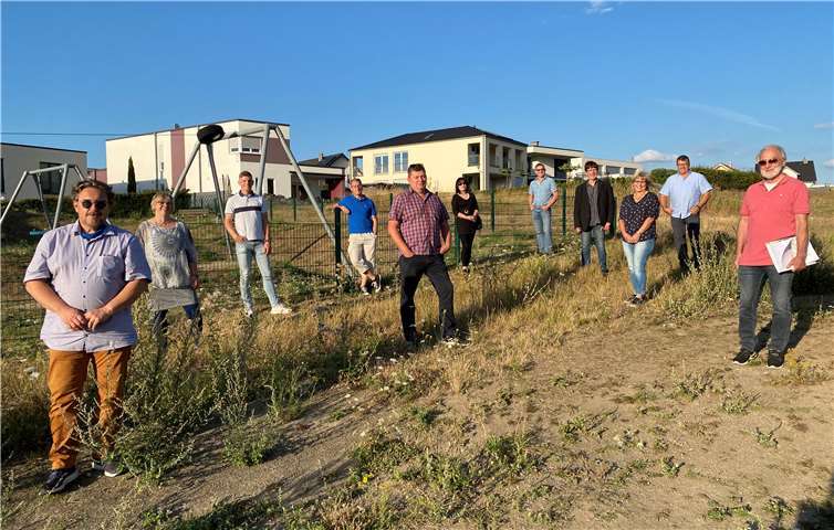 Die CDU-Bürgerblockfraktion besichtigte das Neubaugebiet. Foto: privat