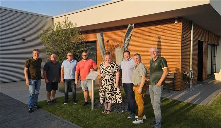 Die CDU-Fraktion beim Abwasserwerk. Foto: privat