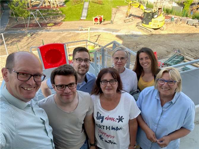 Die CDU-Fraktion machte sich ein eigenes Bild von der Kita.  Foto: CDU-Fraktion Rheinbrohl