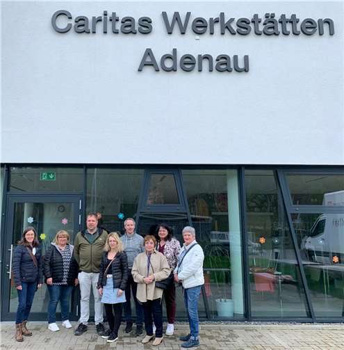 Die CDU-Frauen bei den Caritas-Werkstätten in Adenau. Quelle: CDU Adenau