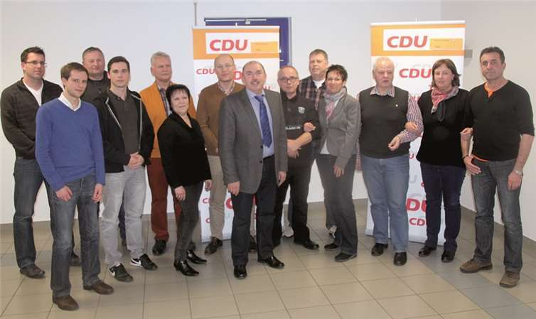 Die CDU-Kandidaten für die Thürer Gemeinderatswahl wurden einstimmig gestellt.privat