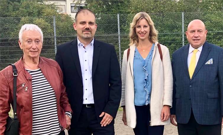 Die CDU Karthause setzt sich für einen Radweg ein.Foto: privat