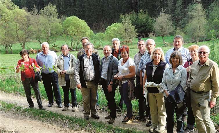 Die CDU-Kreistagsfraktion Ahrweiler bei ihrer naturkundlichen Exkursion. privat