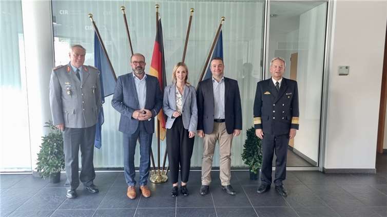 Die CDU-Landespolitiker beim Besuch im Bundesamt für Sicherheit.  Foto: Abgeordnetenbüro Peter Moskopp, MdL