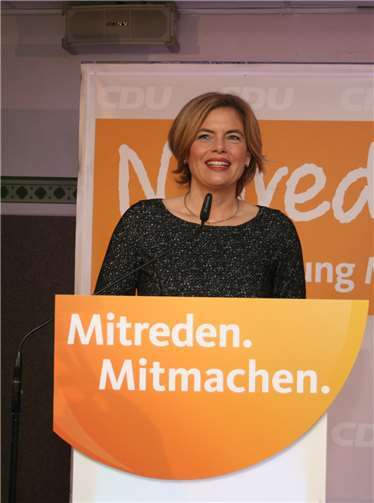 Die CDU-Landesvorsitzende Julia Klöckner (MdL) eröffnete die Klausurtagung in Maria Laach.
