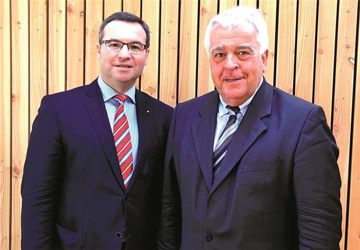 Die CDU-Landtagsabgeordneten Horst Gies und Guido Ernst. Privat