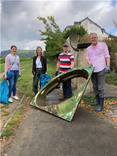 Die CDU Linz hofft auf viele Helfer beim RhineCleanUp.  Foto: privat