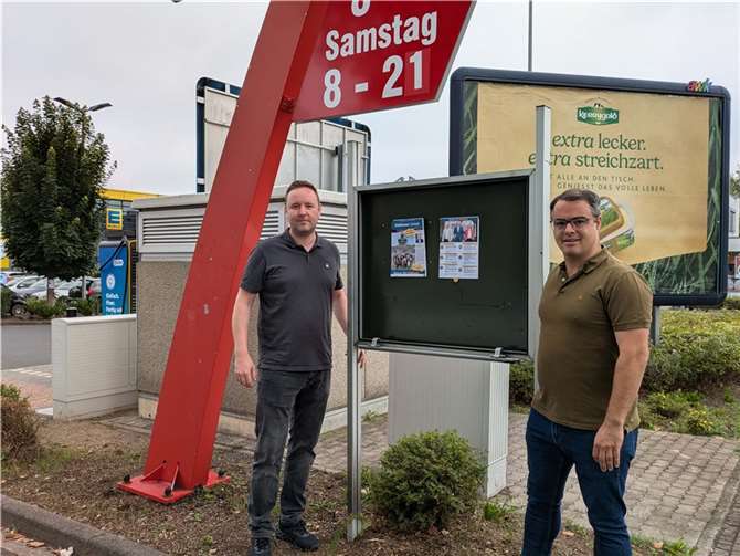 Die CDU Metternich unterstützt Vereine mit neuem Schaukasten. Foto: Sebastian Krupp / CDU Koblenz-Metternich