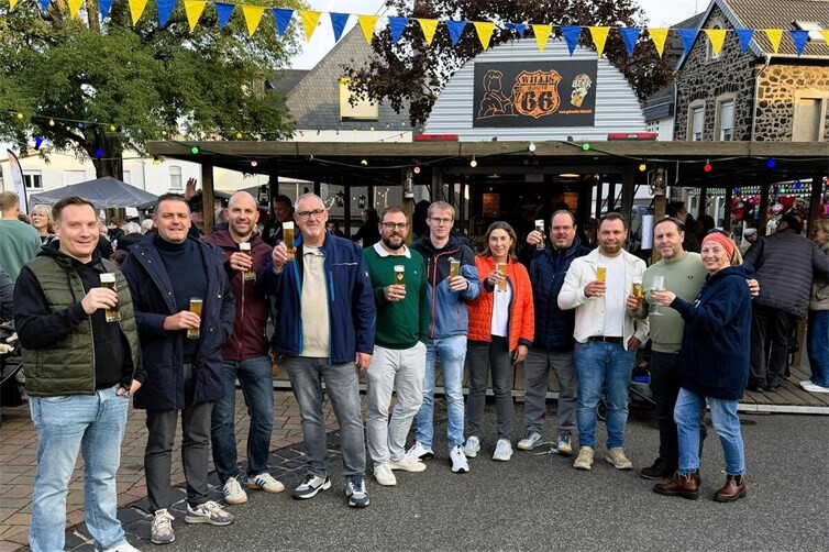 Die CDU Miesenheim auf dem Kirmesplatz