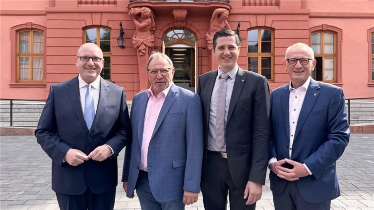 Die CDU-Mitglieder im Ausschuss für Kommunen, Bauen und Wohnen Lars Rieger, Otto Rubly, Janick Pape, Guido Orthen (v.l.n.r.)