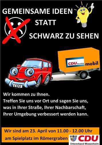 Die CDU will damit das Gespräch mit Nachbarschaften, Vereinen und den Bürgerinnen und Bürgern aus dem Ort suchen. privat