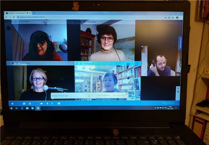 Die CHORallen Leubsdorf trafen sich weiterhin zum Singen, nunmehr aber digital.Foto: privat