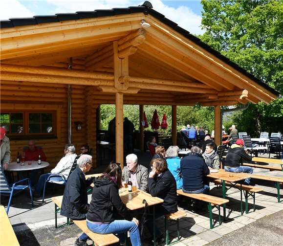 Die Cäcilia-Hütte erstrahlt in neuem Glanz.Fotos: -RASCH-