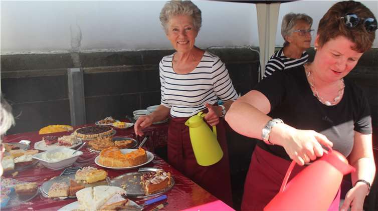 Die Cafeteria der Katholischen Frauengemeinschaft St. Marien war gut besucht.