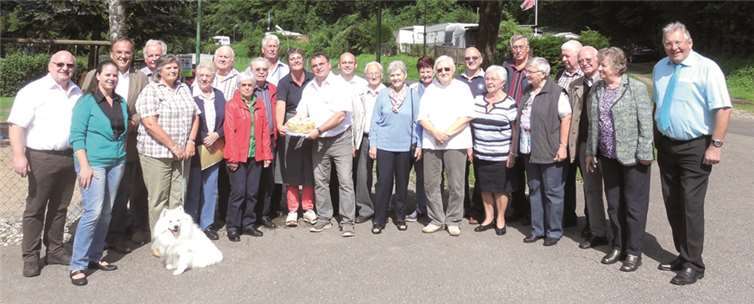 Die Camper verbrachten einen schönen Tag voller Ehrungen, Spielen und Musik.privat