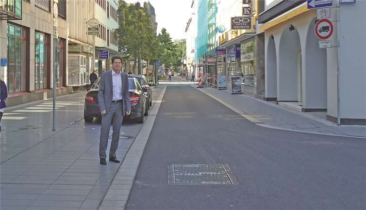 Die Casinostraße soll zu einer Fahrraddstraße werden.Privat