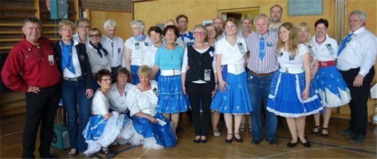 Die Ceramic Dancers hatte jede Menge Spaß beim „Kannenbäcker Square Dance Special“. privat