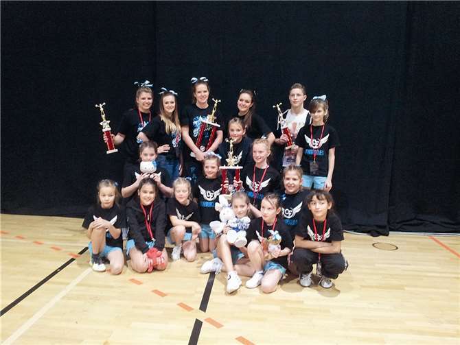 Die Cheerleader-Abteilung aus Koblenz ist stolz, dass die Sieger Teil des aktuellen Nationalkaders sind.privat