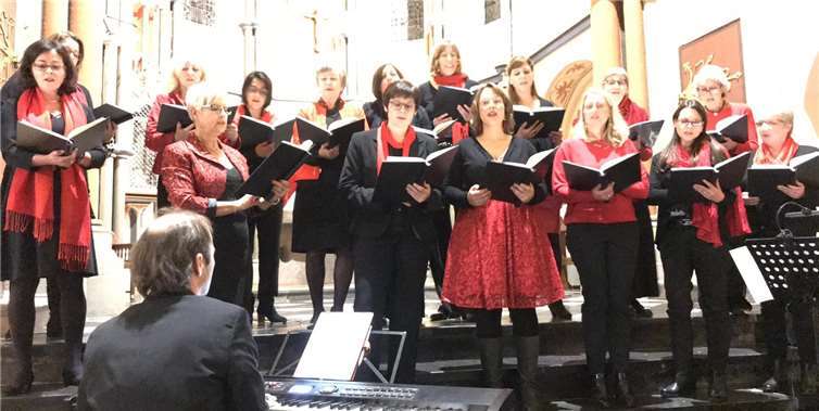 Die Chorallen aus Leubsdorf berührten mit ihrem Gesang die Herzen des Publikums. Privat