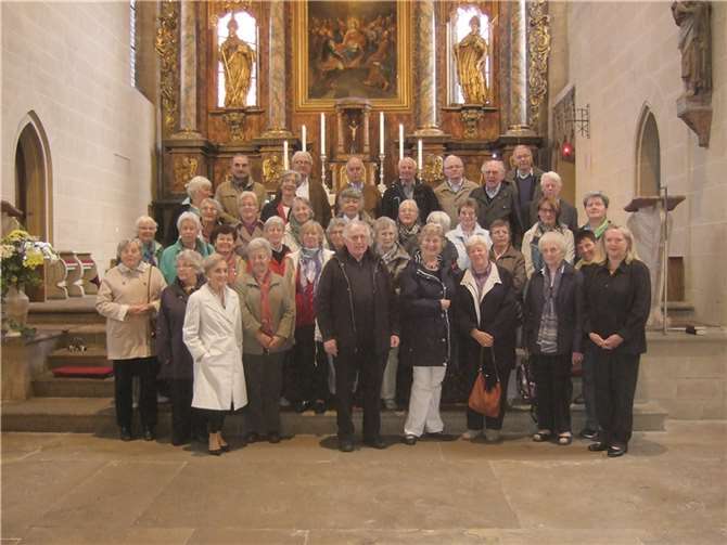 Die Chorgemeinschaft St. Gereon Berkum/Niederbachem reiste nach Erfurt. privat