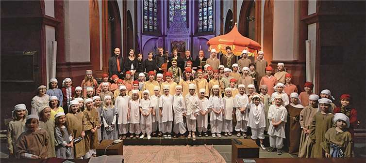 Die Chorkinder der Singschule an der Liebfrauenkirche e. V. in Koblenz. Privat