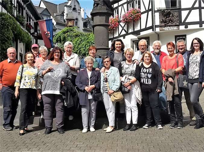 Die Chormitglieder in Winningen.Privat