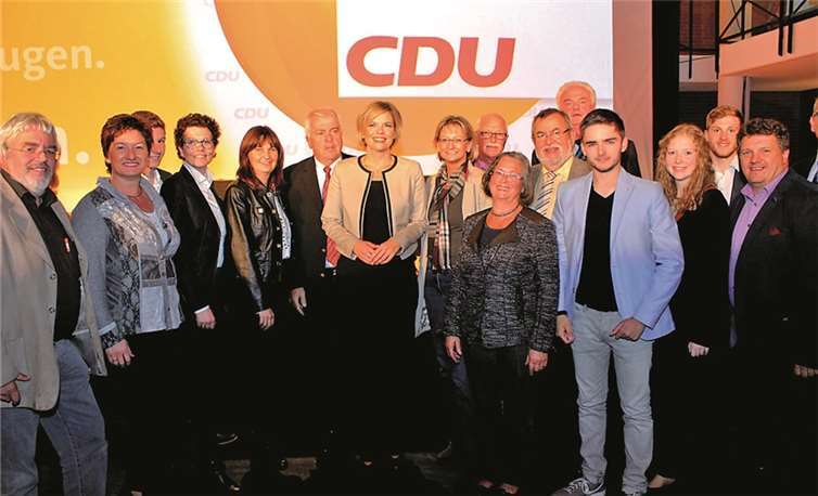 Die Christdemokraten aus dem Kreis Ahrweiler gaben Julia Klöckner Rückenwind für den Wahlkampf.privat