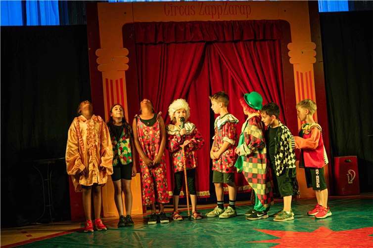 Die Clowns sorgten für viele Lacher.