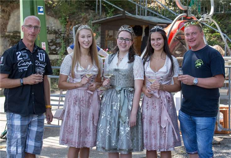 Die Cochemer Weinmajestäten begrüßten die Gäste.