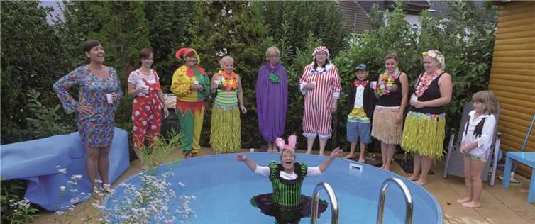 Die Cold Water Challenge bei Schwickert‘s im Garten.privat