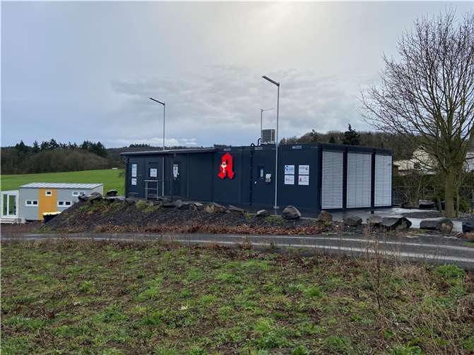 Die Containeranlage auf der Kalenborner Höhe.  Foto: privat