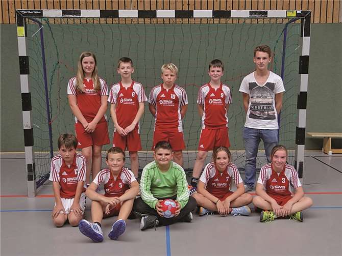 Die D-Jugend des SV Rot-Weiß Merl machte es gegen die HSG Niederpleis/St. Augustin spannend.privat