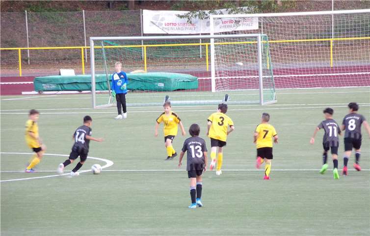Die D-Jugend im Spiel gegen die Grafschafter Mannschaft.Foto: privat