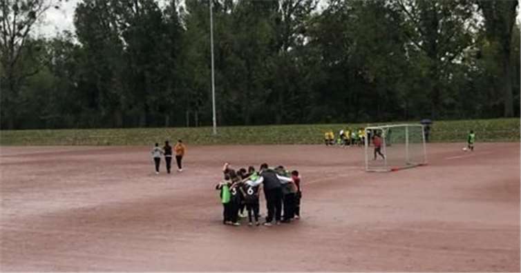Die D-Jugend musste den Ausgleich in der Nachspielzeit hinnehmen. Foto: privat