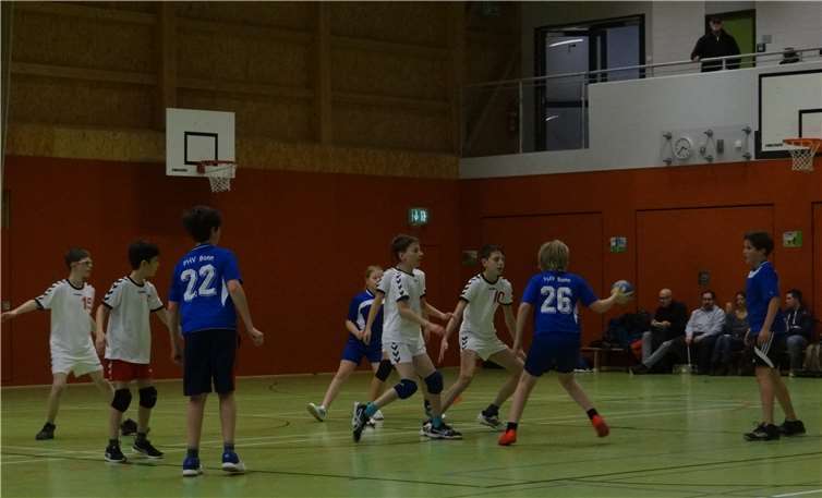 Die D-Jugend startet mit einem Sieg in das neue Handballjahr. privat