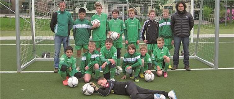 Die D-Jugendmannschaft des SV Wormersdorf. privat