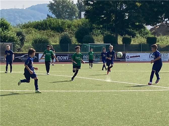 Die D-Junioren der JSG Bad Bresig beim Heimspiel gegen Burgbrohl II. Foto: privat