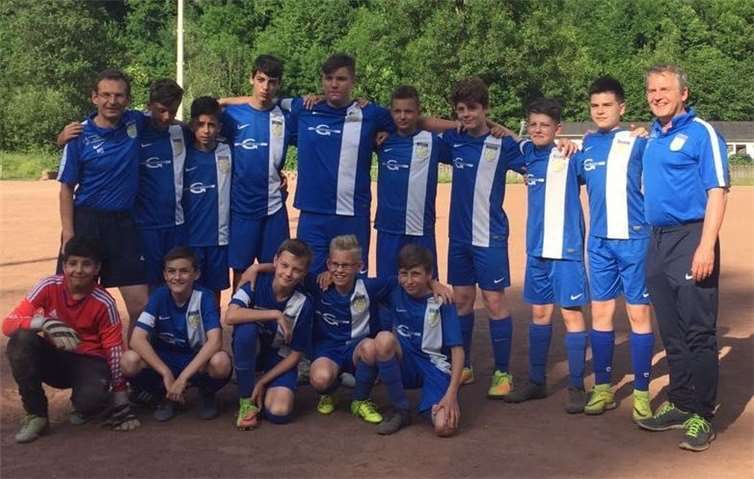 Die D-Junioren des SV Sayn.Privat